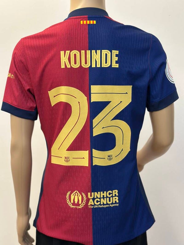 shirt match issue kounde final copa 2024/2025