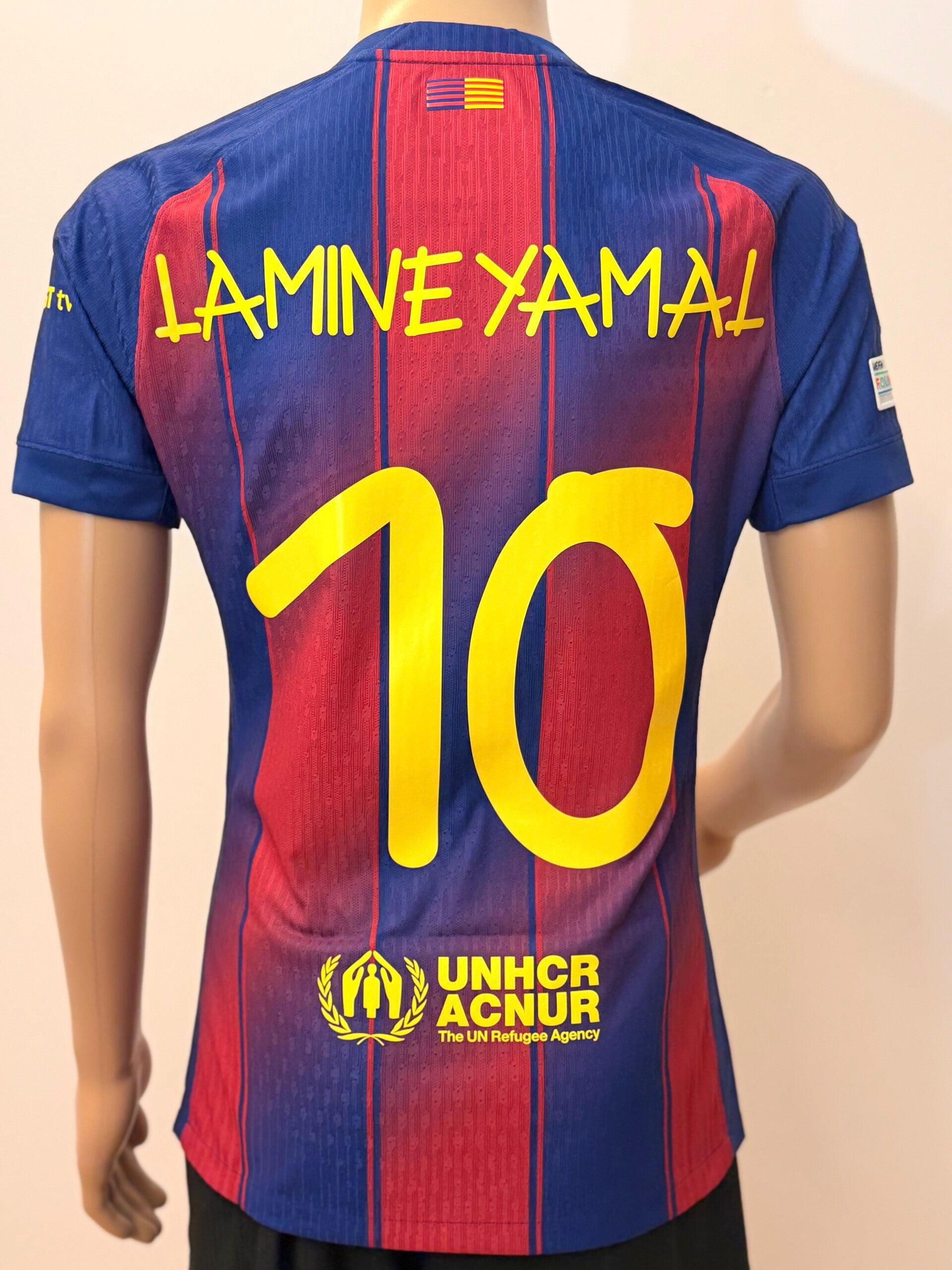 Shirt lamine Yamal match issue 2025/26