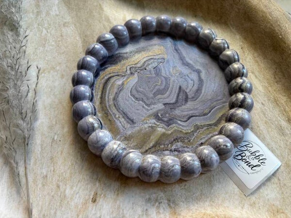 Midnight Marble and Gold Bubble Tray