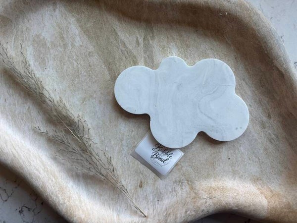 Marble Resin Cloud Coaster