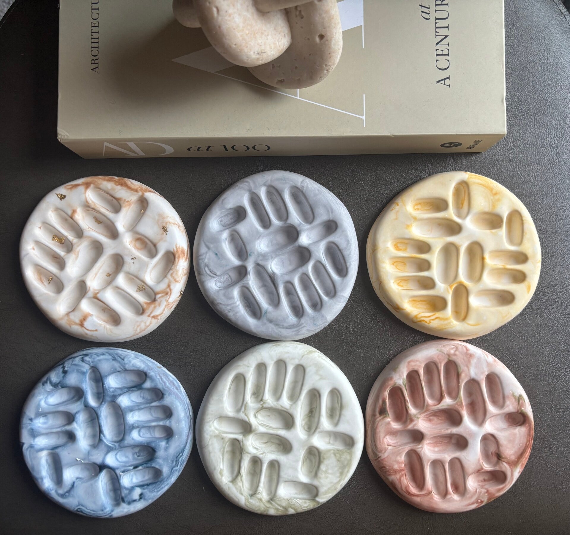 Marbled Ring Holder Tray