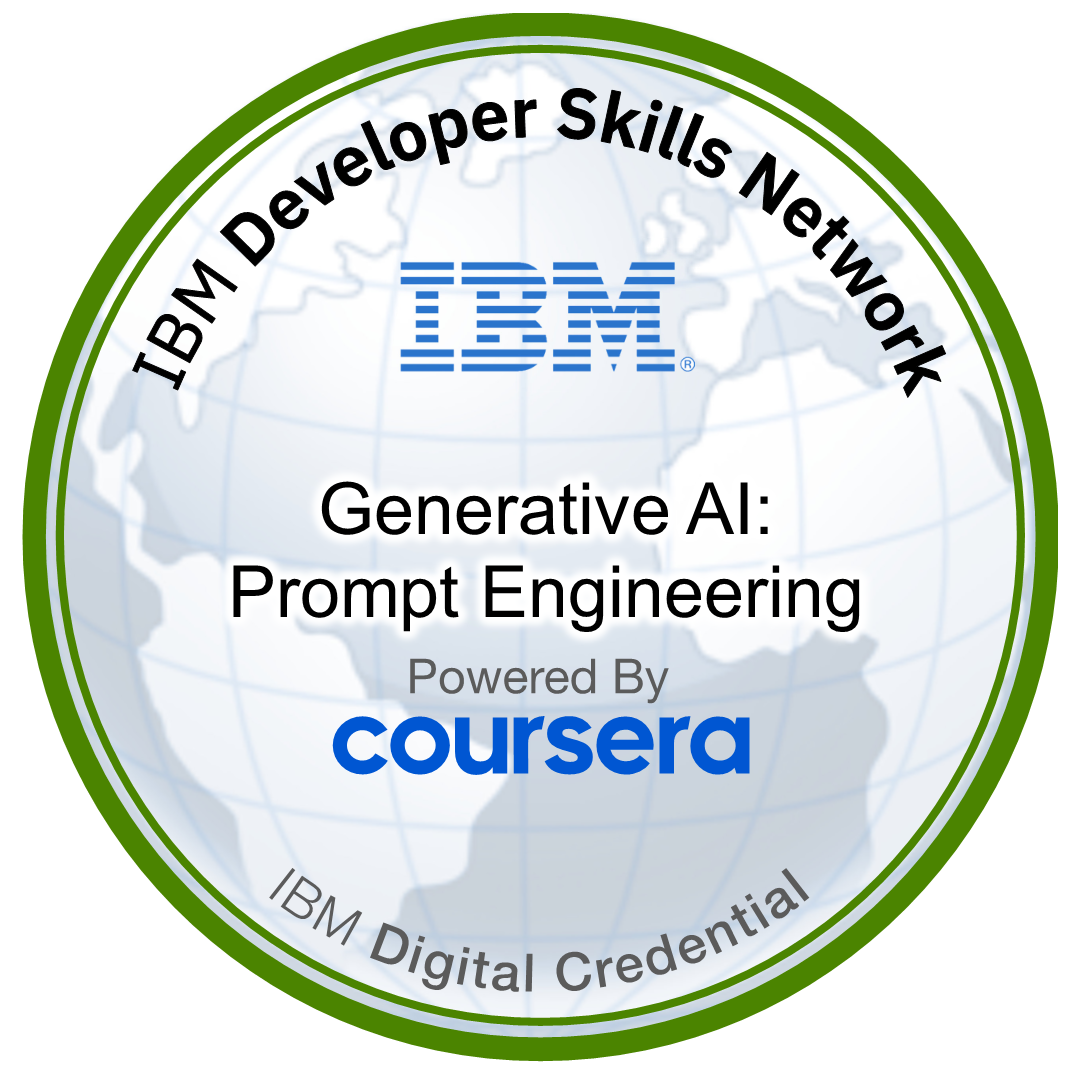 Generative AI Prompt Engineering badge