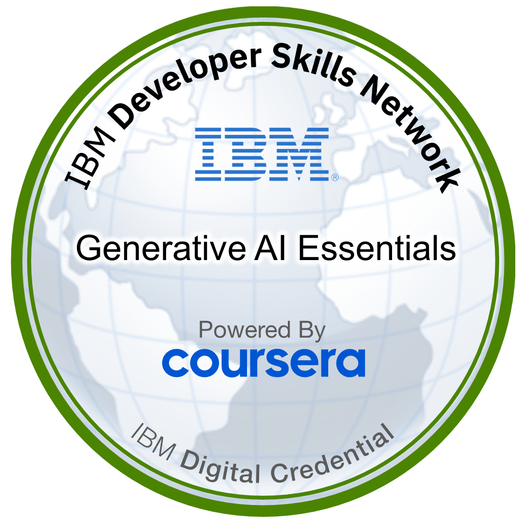 Generative AI Essentials badge