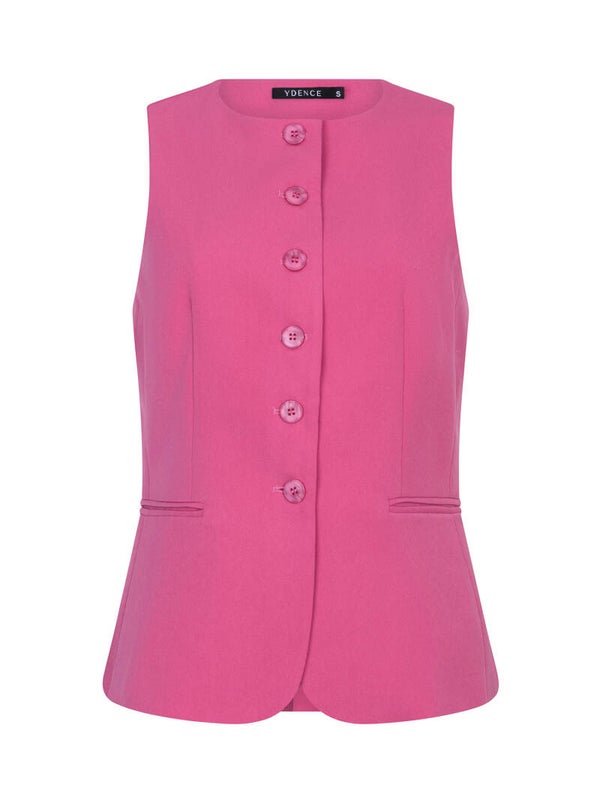 Gilet Fabienne | Berry pink | Ydence