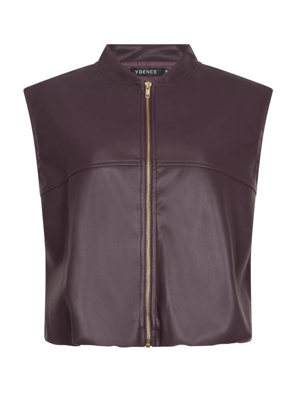 Gilet Inez | Aubergine | Ydence