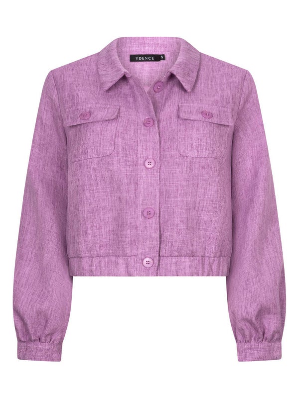 Jacket Jinte | Purple melange | Ydence