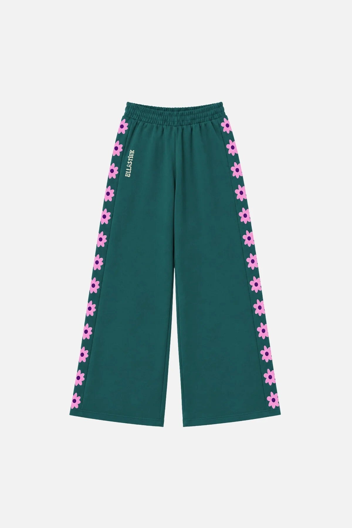 Jogger Livia | Groen Roze | Ellastiek