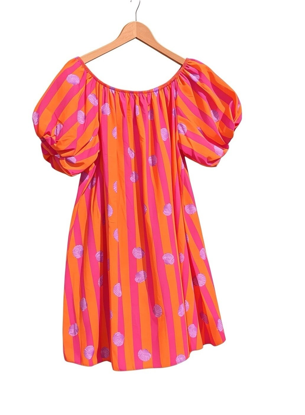 Jurk Schelp | Pink orange