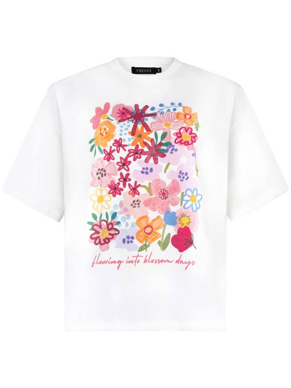 T-shirt Blossom days | Off white | Ydence
