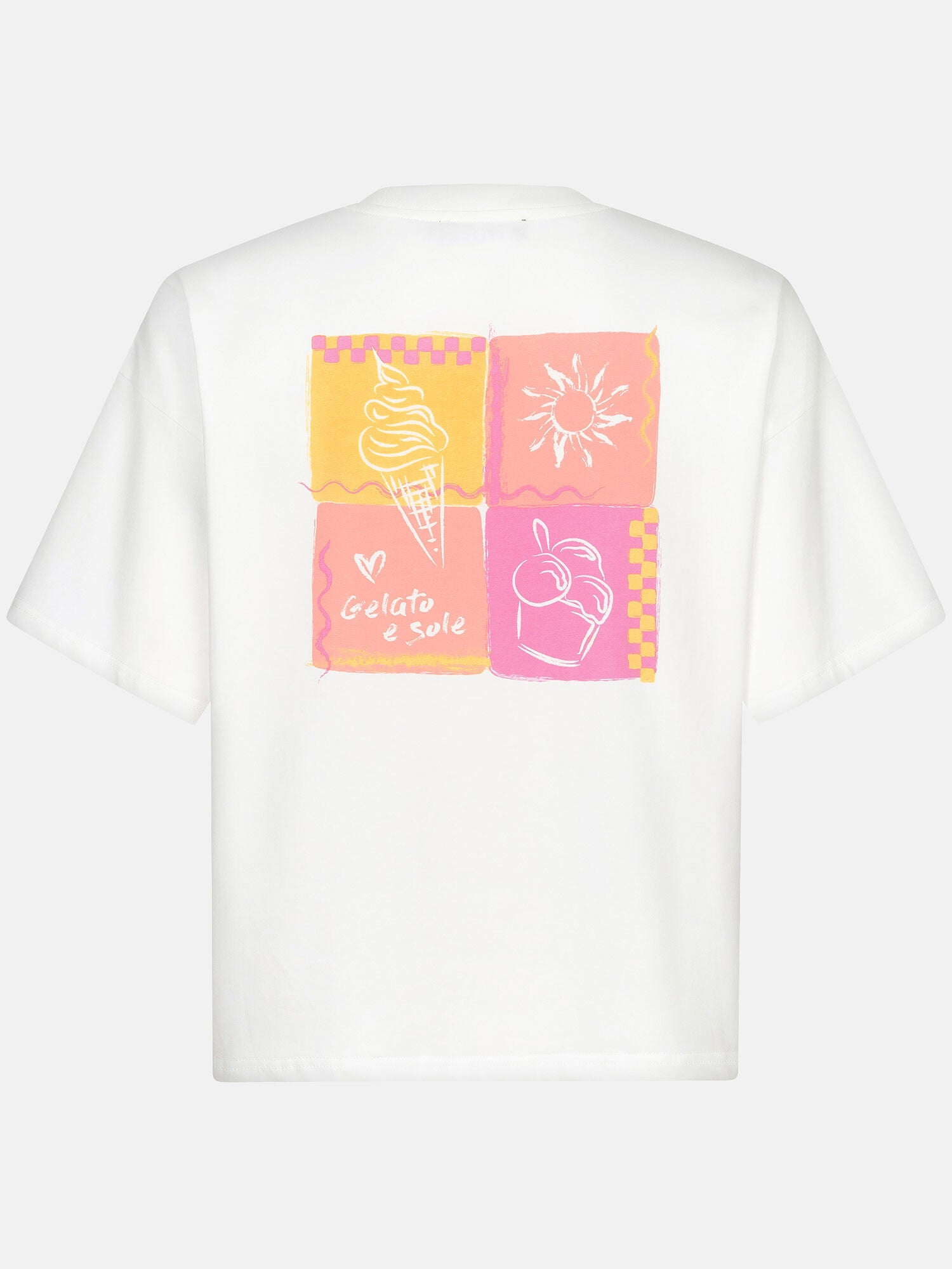T-shirt Gelato e Sole | Off-white | Ydence