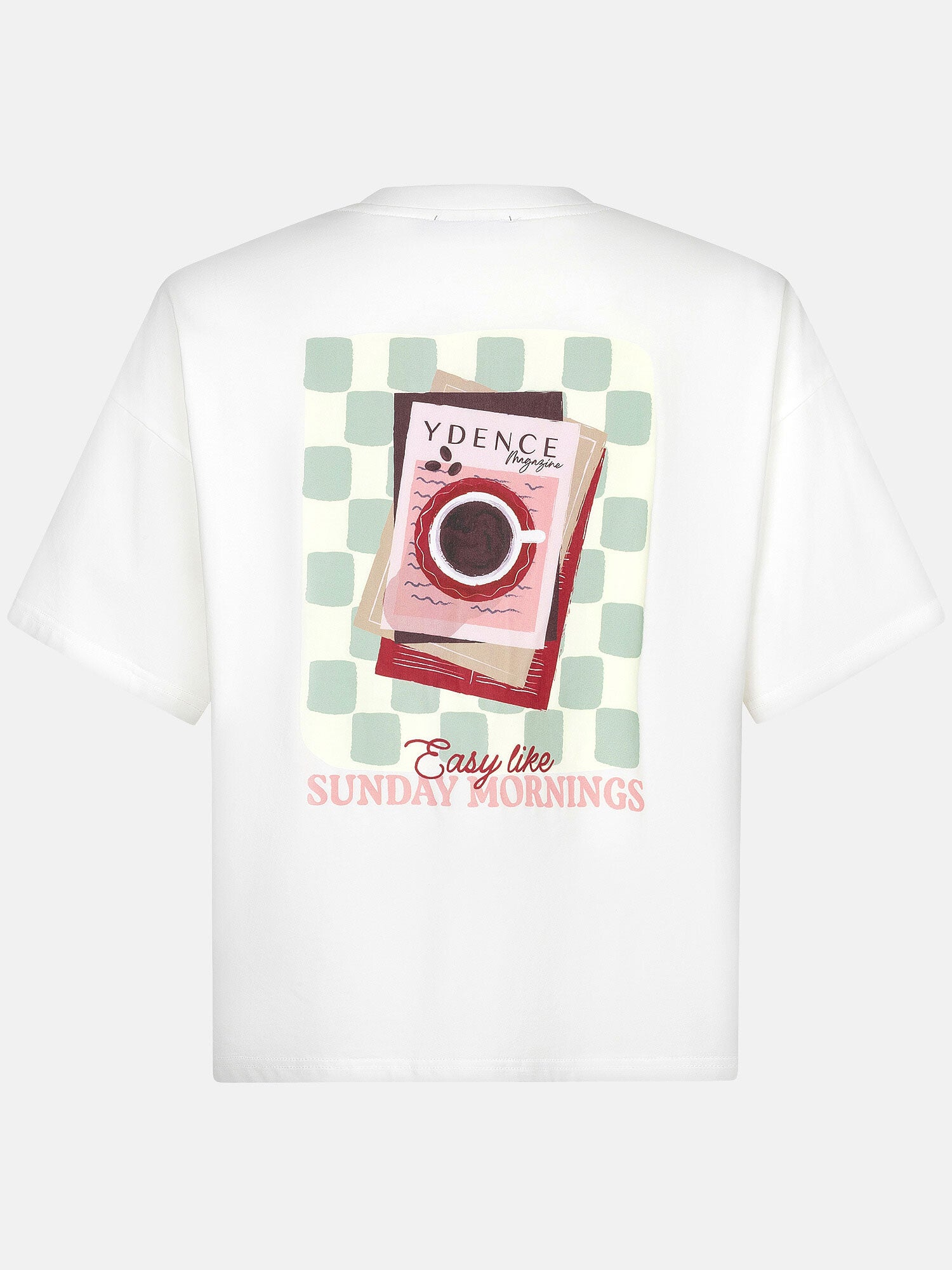T-shirt Sunday mornings | Off-white | Ydence