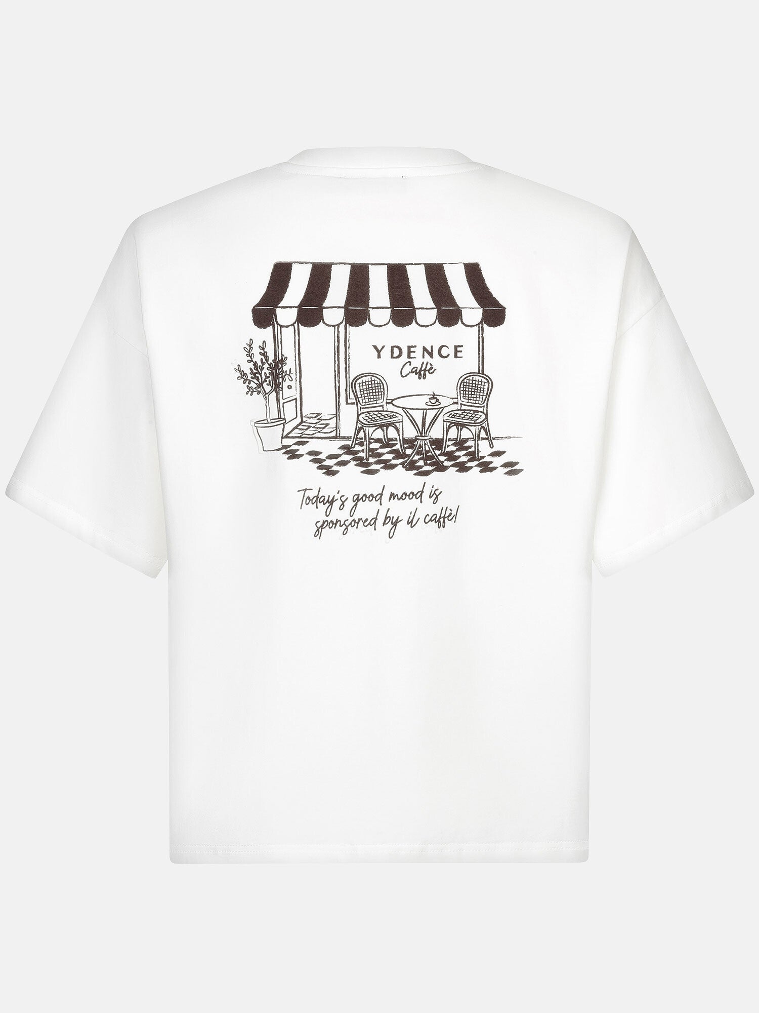 T-shirt Café | Off White | Ydence