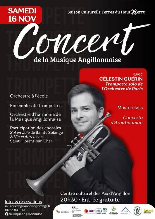 Affiche du concert du 16 novembre