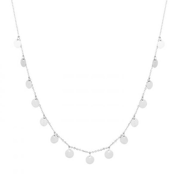 Muntjes Ketting Zilver