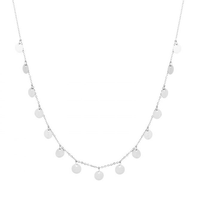 Muntjes Ketting Zilver