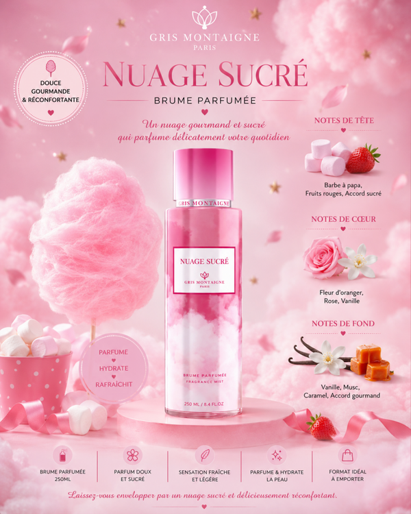 Brume Nuage Sucré – Gris Montaigne – 250 ml