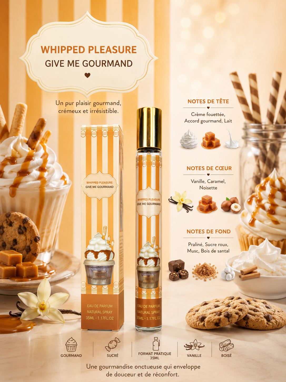 Give Me Gourmand – Whipped Pleasure – Lattafa – 35ml