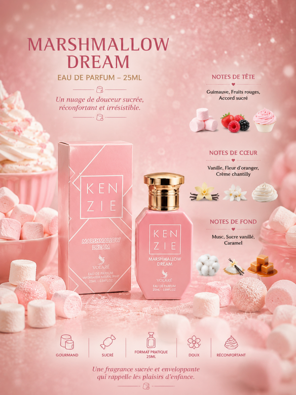 Mini Parfum Kenzie Marshmallow Volaré – 25ml