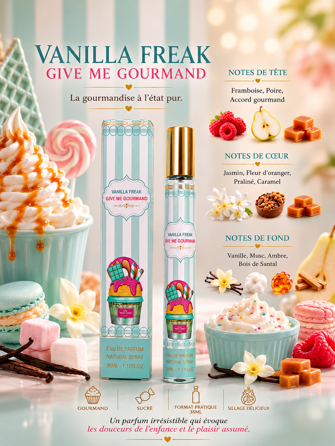 Give Me Gourmand – Vanilla Freak – Lattafa – 35ml