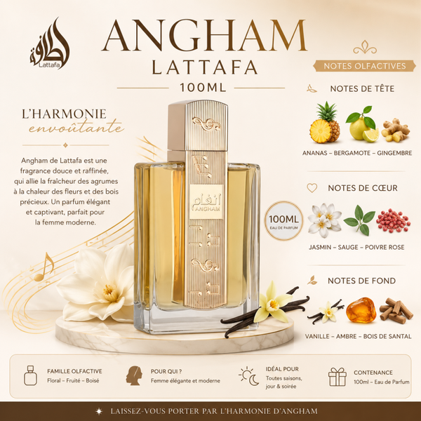 Angham – Eau de Parfum 100 ml – Lattafa