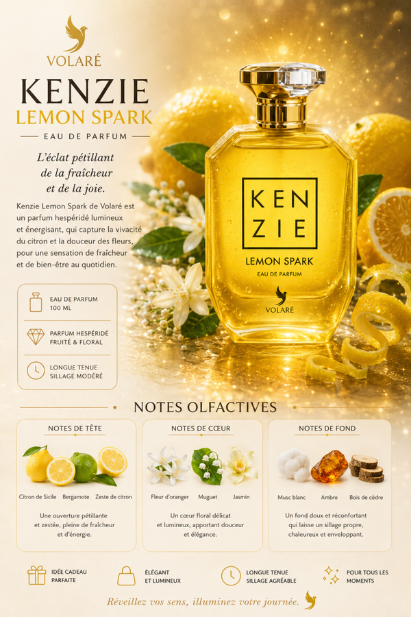 KENZIE Lemon Spark – Eau de Parfum 100 ml