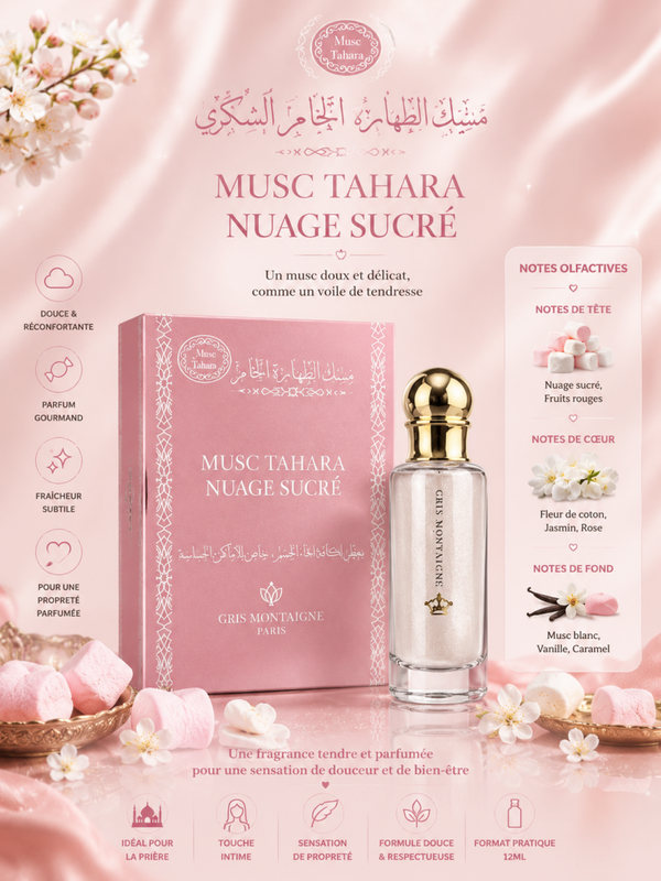Musc Tahara Nuage Sucré – Gris Montaigne – 12 ml