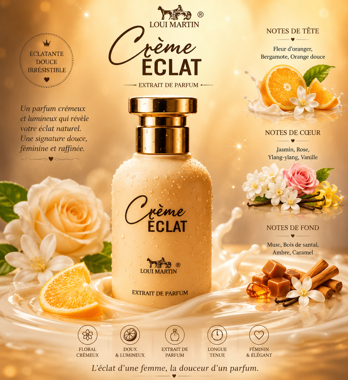 Crème Éclat Louis Martin 100 ml