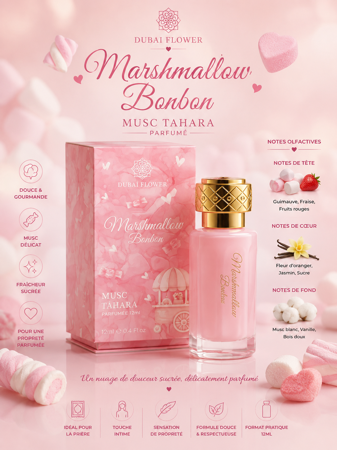Musc Tahara Marshmallow Bonbon – Dubai Flower