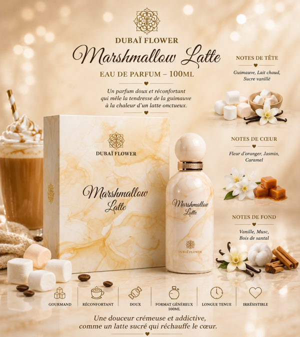 Marshmallow Latte – Dubai Flower 100ml