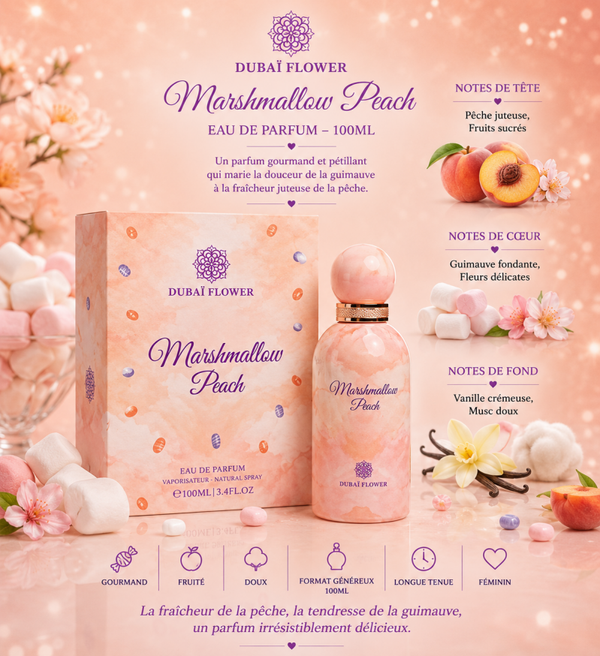 Marshmallow Peach – Dubai Flower 100ml