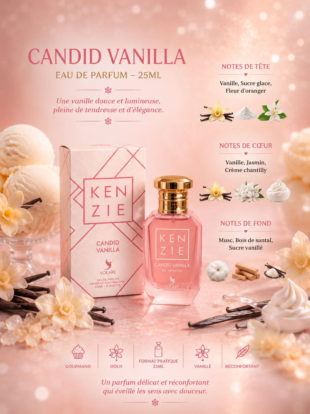 Parfum Kenzie Candid Vanilla 25ml