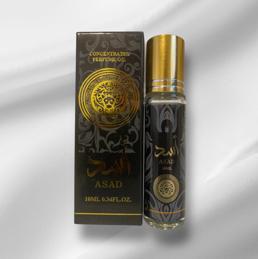 Roll-On Asad – Parfum Homme concentré sans alcool | Lattafa – 10 ml