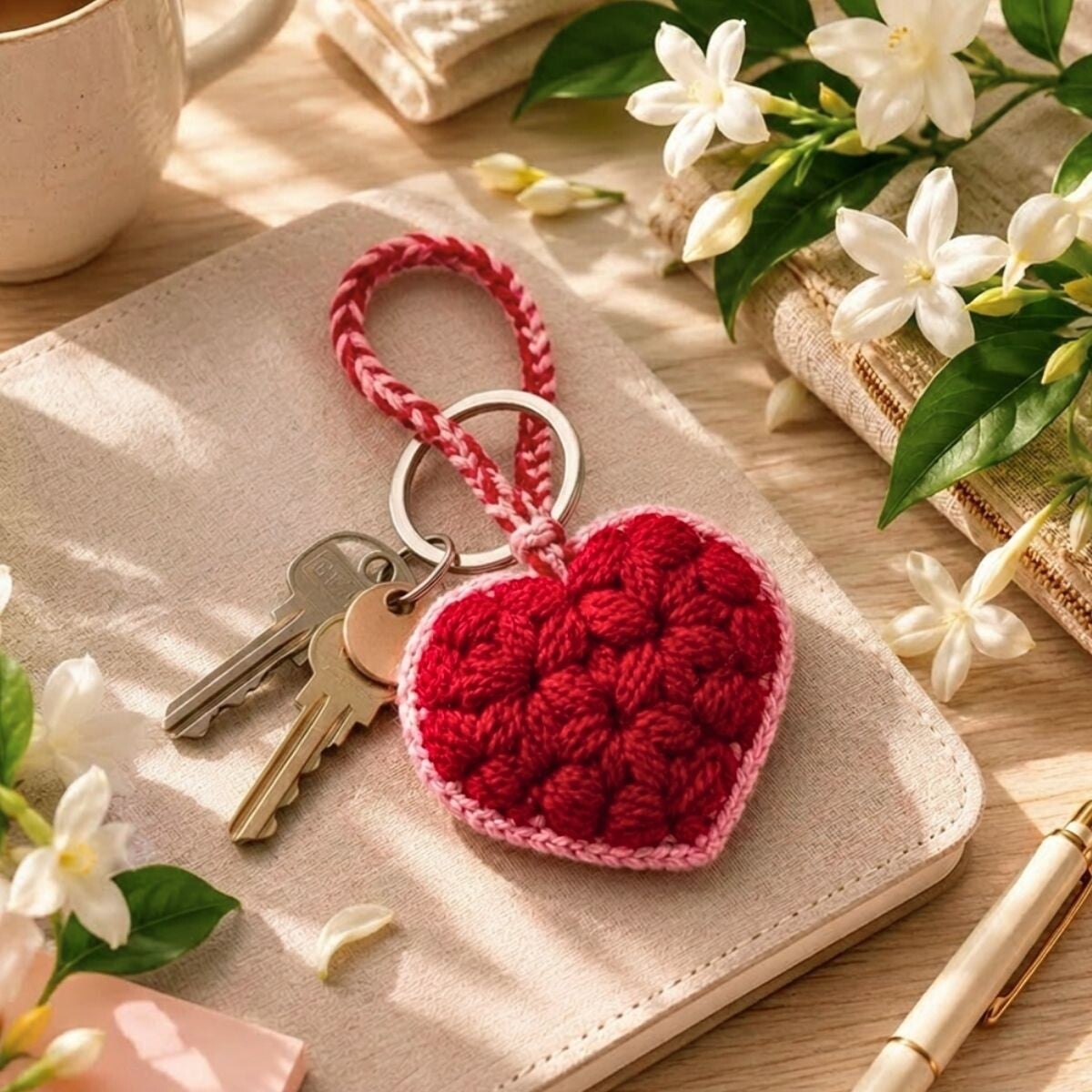 Jasmine Passion Keychain/Charm