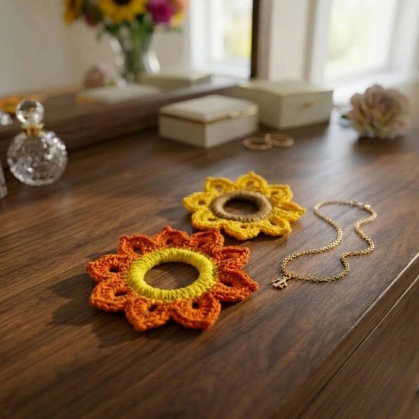 Sunflower Scrunchie