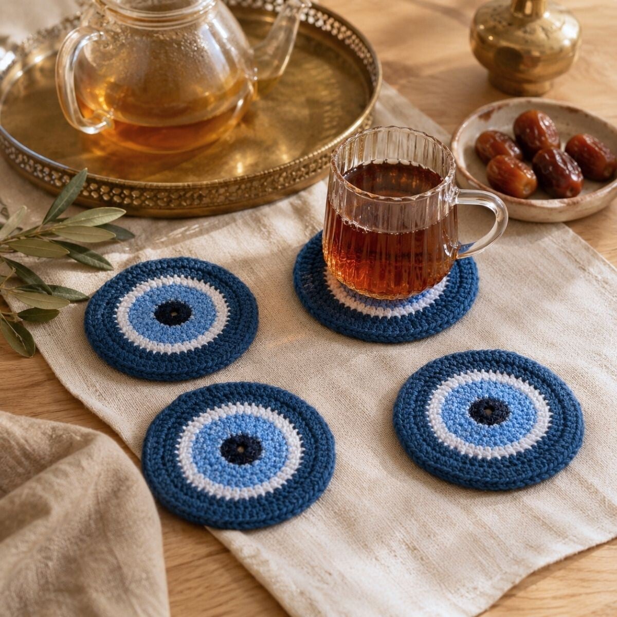 Namo Sparkly Coasters Set x 4