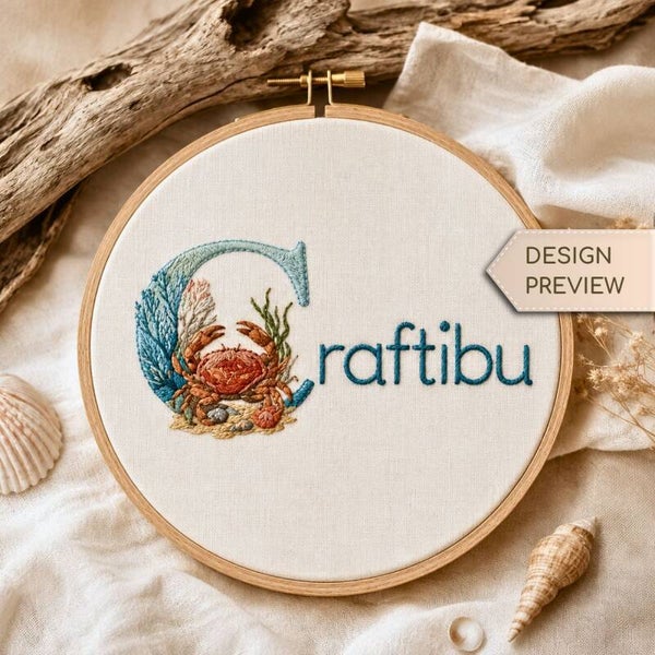 Ocean Name Hoop