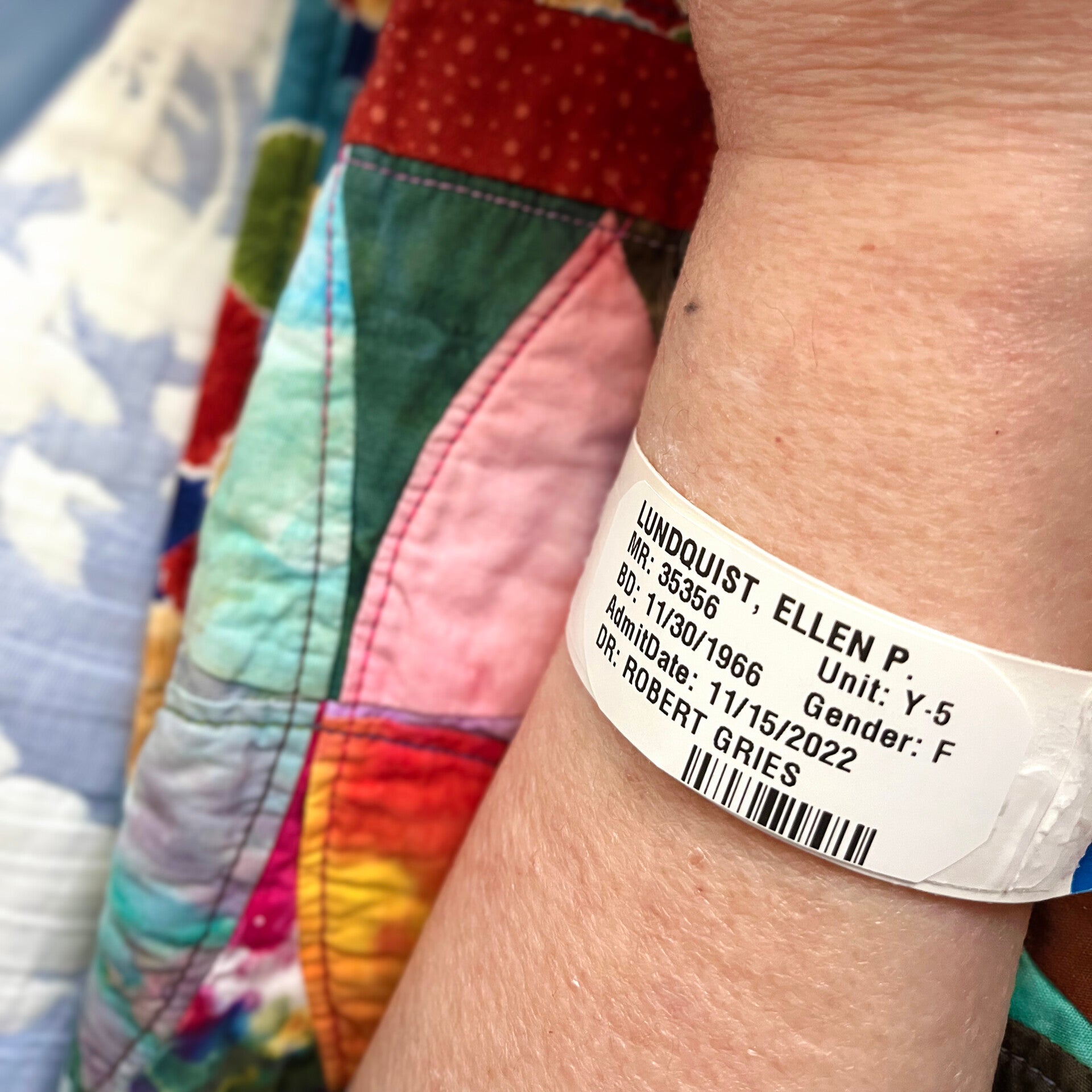 Ellen's ID Bracelet