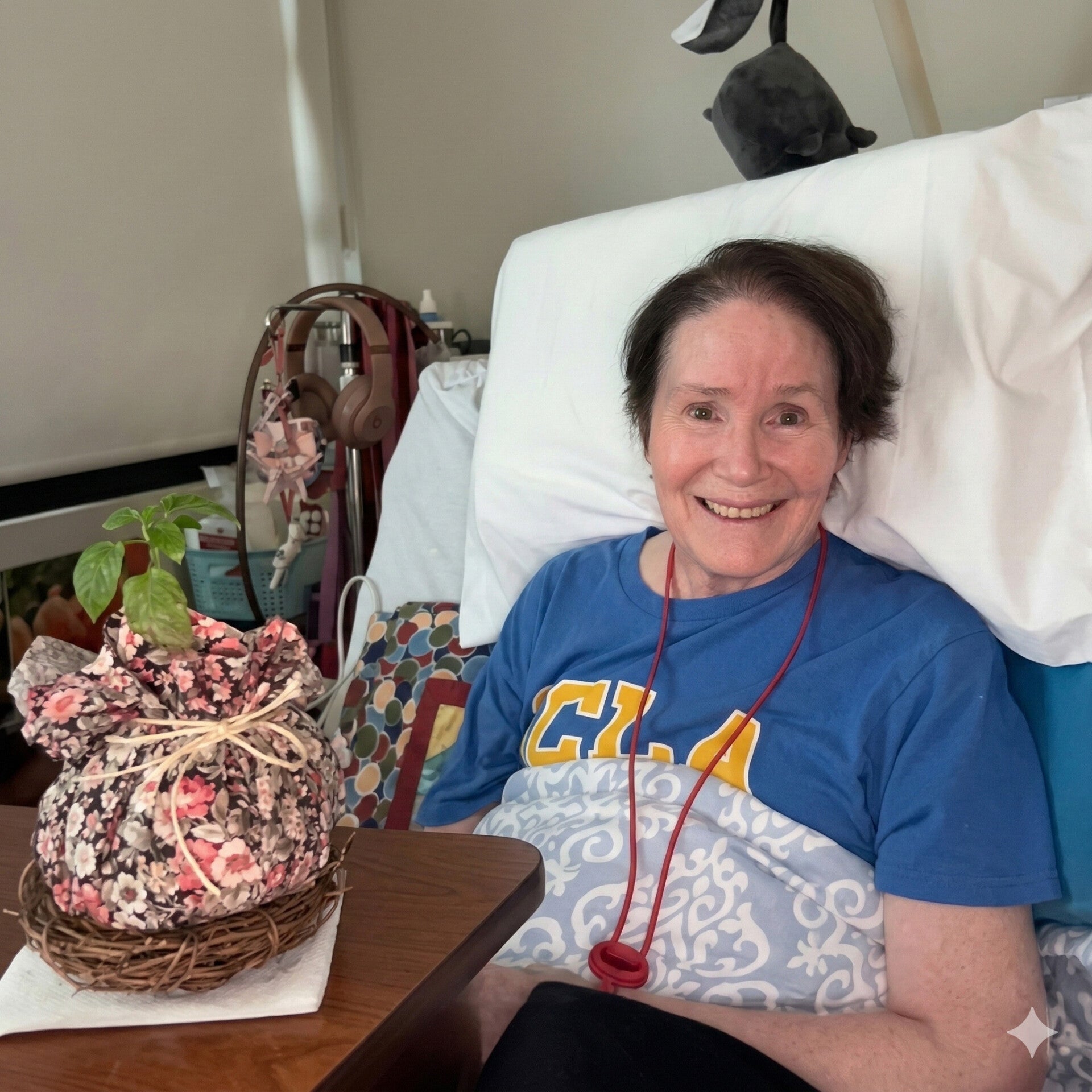 Ellen and gift Basket