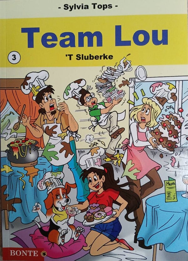 Stripboek Team Lou 3  't Sluberke