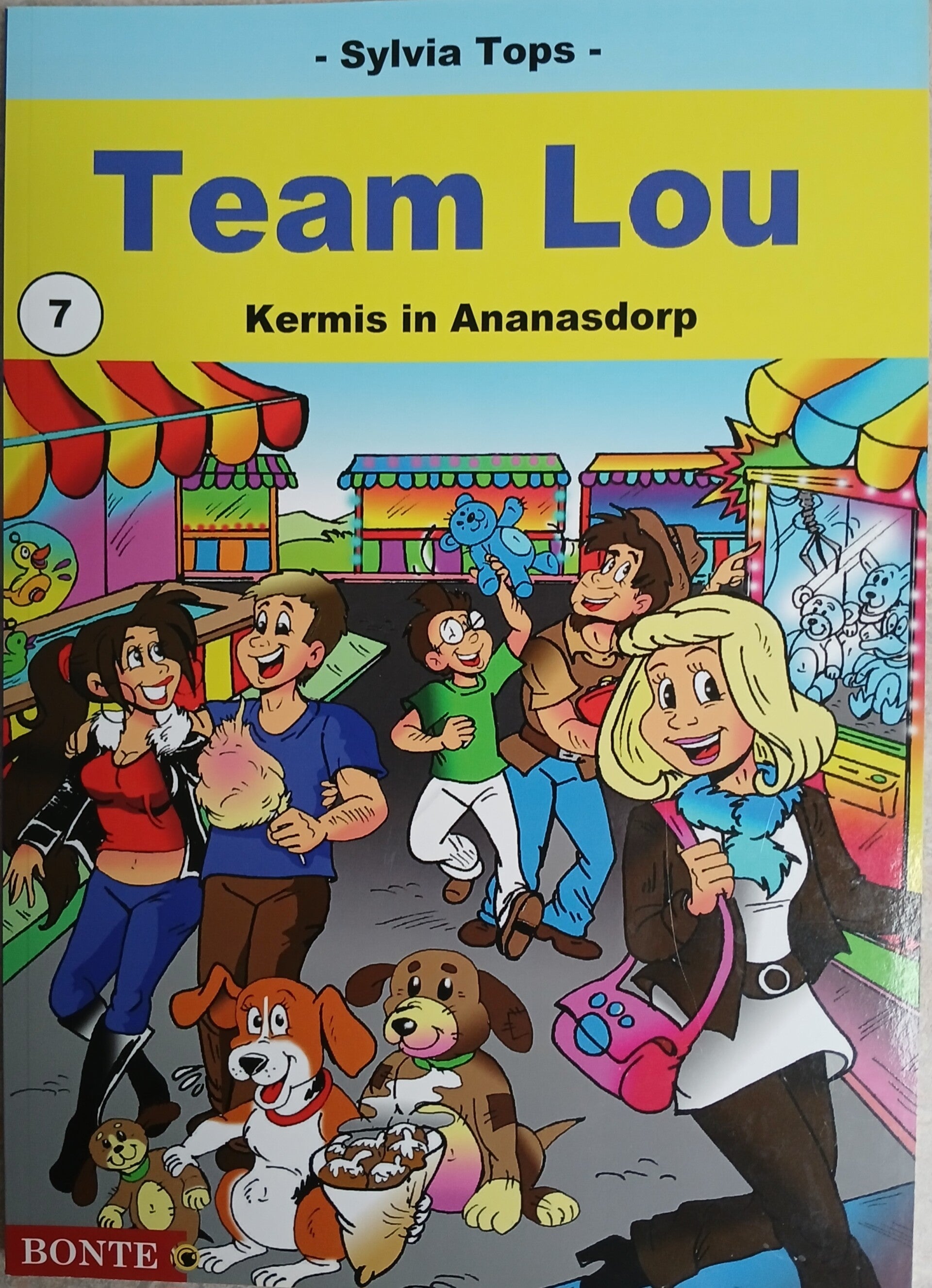 Stripboek Team Lou 7. Kermis in Ananasdorp