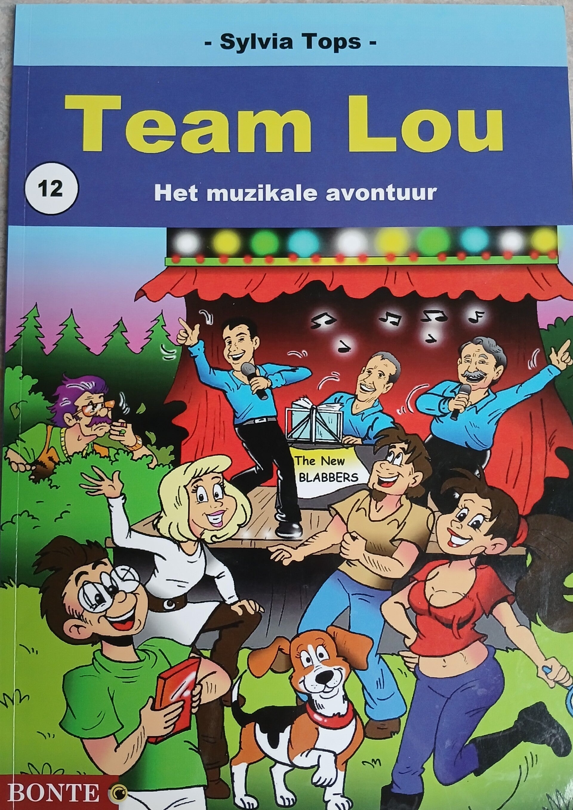 Stripboek Team Lou 12. Het muzikale avontuur