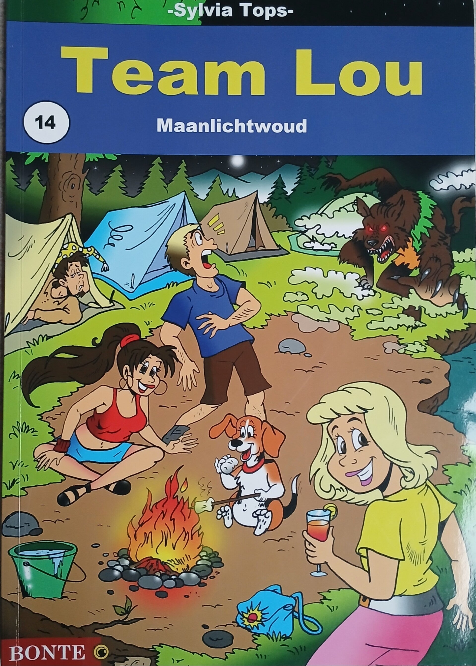 Stripboek Team Lou 14. Maanlichtwoud
