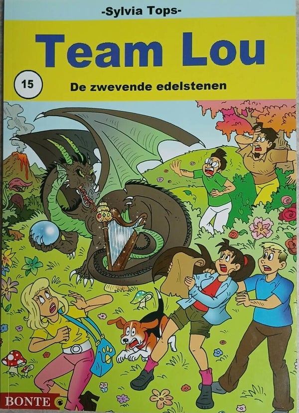 Stripboek Team Lou 15.   De zwevende edelstenen