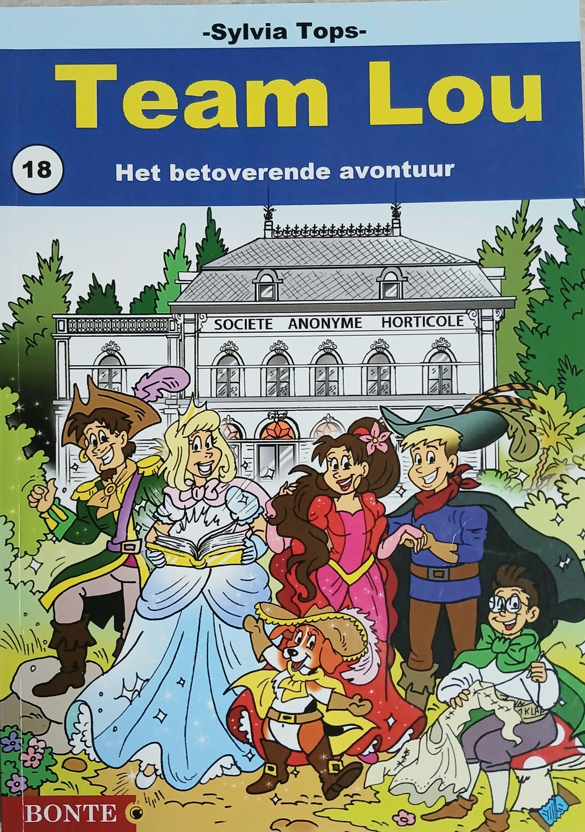 Stripboek Team Lou 18. Het betoverende avontuur