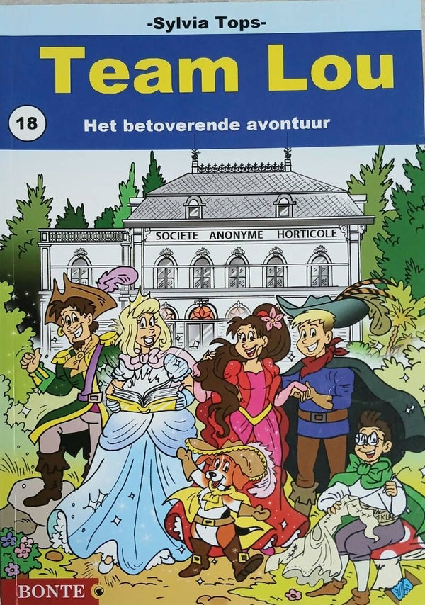 Stripboek Team Lou 18. Het betoverende avontuur