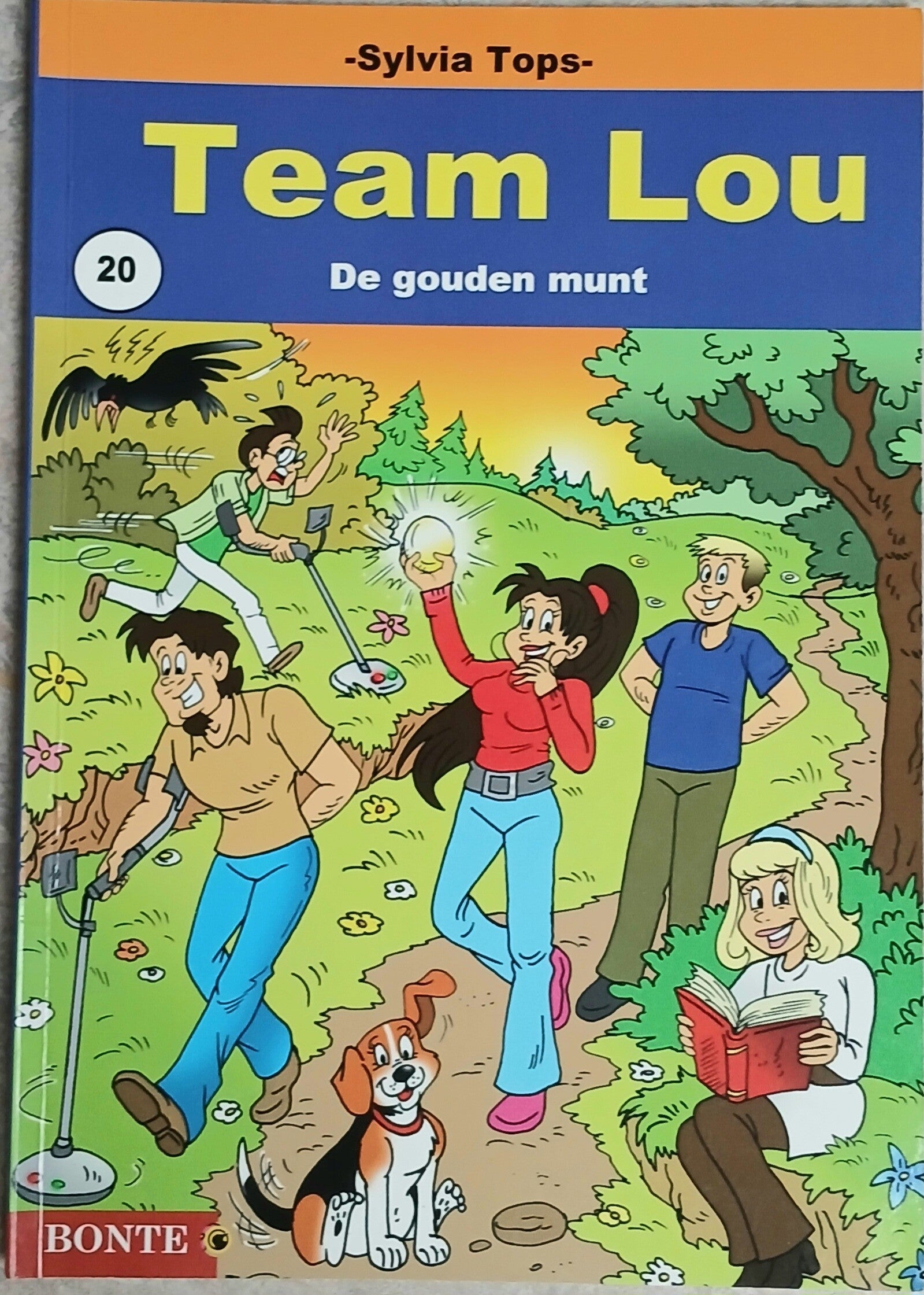 Stripboek Team Lou 20. De gouden munt