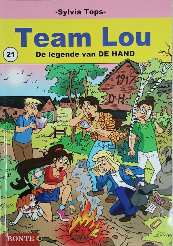 Stripboek Team Lou 21. De legende van de hand