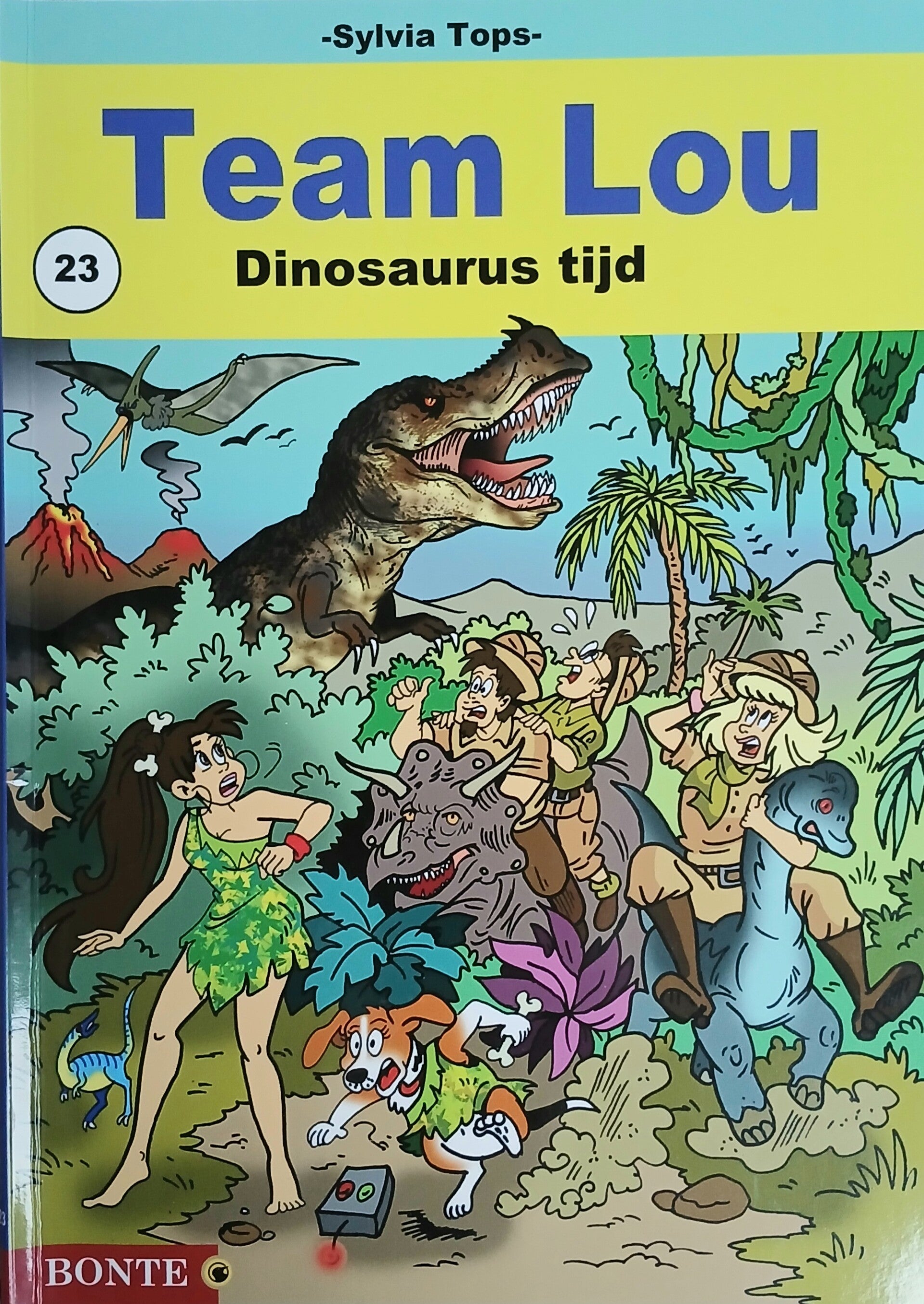 Stripboek Team Lou 23. Dinosaurus tijd