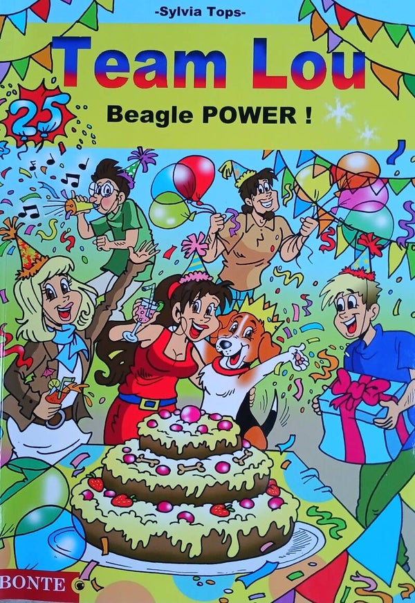 Stripboek Team Lou 25. Beagle power!