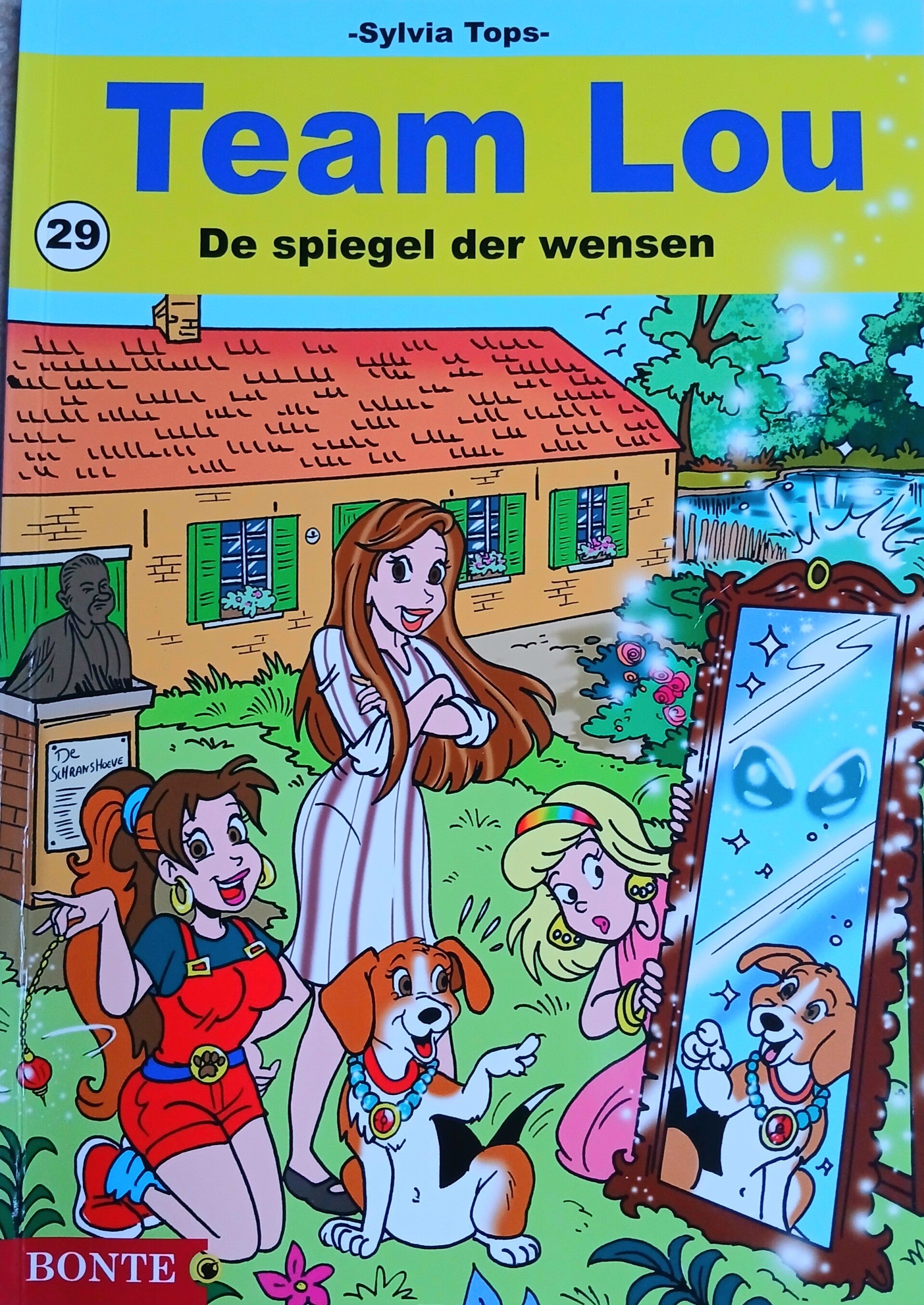 Stripboek Team Lou 29. De spiegel der wensen